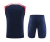 CONJUNTO ATLETICO MADRID TREINO CAMISA SEM MANGA AZUL E SHORT AZUL 23/24 - loja online