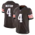 CAMISA FUTEBOL AMERICANO NFL CLEVELAND BROWNS-PRETO-(27-HUNT) (cópia)
