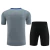 CONJUNTO INTER DE MILÃO-TRAINING-NIKE-CAMISA CINZA E SHORT PRETO 2024/2025 - comprar online