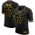CAMISA FUTEBOL AMERICANO NFL KANSAS CITY CHIEFS KELCE 87 / MAHOMES 15 - SALUTE TO SERVICE - PRETO/OURO