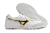 Chuteira Society Mizuno Morelia Sala Japan TF-Branco/Dourado