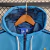 JAQUETA CORTA VENTO SELEÇÃO ARGENTINA 23/24 ADIDAS -MASCULINA-AZUL - comprar online