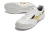 Chuteira Society Mizuno Morelia Sala Japan TF-Branco/Dourado - Loja de Artigos Esportivos |São Jorge Sports Multimarcas