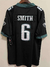 CAMISA FUTEBOL AMERICANO NFL PHILADELPHIA EAGLES SMITH- HOME BORDADO - PRETO/VERDE - comprar online