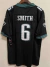 CAMISA FUTEBOL AMERICANO NFL PHILADELPHIA EAGLES SMITH- HOME BORDADO - PRETO/VERDE - buy online