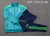 CONJUNTO JAQUETA JUVENTUS 22/23 -ADIDAS-VERDE/AZUL-MASCULINA