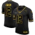 CAMISA FUTEBOL AMERICANO NFL TAMPA BAY BUCCANNEERS BRADY 12 - SALUTE TO SERVICE - PRETO/OURO