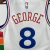 REGATA NBA SWINGMAN PHILADELPHIA 76 ERS-24/25-NIKE-MASCULINA-Nº8 GEORGE