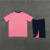 CONJUNTO ATLETICO MADRID-TRAINING-NIKE-CAMISA ROSA E SHORT AZUL-2024/2025 na internet