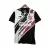 Camisa retrô do Corinthians II de 1995, com design em preto, branco e detalhes em rosa.