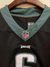 CAMISA FUTEBOL AMERICANO NFL PHILADELPHIA EAGLES SMITH- HOME BORDADO - PRETO/VERDE en internet