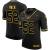 CAMISA FUTEBOL AMERICANO NFL CHICAGO BEARS MACK 52 / PAYTON 34 - SALUTE TO SERVICE - PRETO/OURO