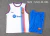CONJUNTO BARCELONA TREINO CAMISA SEM MANGA BRANCO E SHORT CINZA 23/24 (cópia)