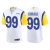 CAMISA FUTEBOL AMERICANO NFL LOS ANGELES RAMS - BRANCA - (99-DONALT)-(5-RAMSEY)