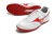 Chuteira Society Mizuno Morelia Sala Japan TF-Branco/Vermelho - Loja de Artigos Esportivos |São Jorge Sports Multimarcas
