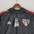 JAQUETA CORTA VENTO SÃO PAULO BLACK RED AND WHITE 2022 ADIDAS-MASCULINA-PRETO na internet