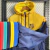Imagem do JAQUETA CORTA VENTO BARCELONA 23/24 NIKE-MASCULINA-AZUL/AMARELO