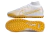 Chuteira Society Nike Air Zoom Mercurial 9 Elite TF Branca/Dourado