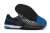 Chuteira NIke React Tiempo Lunar Legend 8 Pro IC-Preto/Azul
