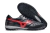 Chuteira Society Mizuno Morelia Sala Japan TF-Preto/Vermelho