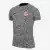 Camisa masculina do Corinthians, pré-corrida 24/25, nas cores preto e branco, com estampa texturizada e logo do time.