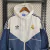 JAQUETA CORTA VENTO REAL MADRID 23/24 ADIDAS-MASCULINA-AZUL/BRANCO - loja online