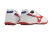 Chuteira Society Mizuno Morelia Sala Japan TF-Branco/Vermelho - loja online