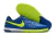 Chuteira NIke React Tiempo Lunar Legend 8 Pro IC-Azul/Verde