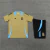 CONJUNTO SELEÇÃO ARGENTINA-TRAINING-ADIDAS-CAMISA AMARELO E SHORT PRETO-2024/2025 - comprar online