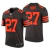CAMISA FUTEBOL AMERICANO NFL CLEVELAND BROWNS-PRETO-(27-HUNT)