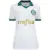 Camisa feminina branca do Palmeiras, com detalhes em verde e logotipo da Puma.