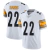 CAMISA FUTEBOL AMERICANO NFL PTTSBURGH STEELERS -BRANCA-(22-HARRIS)-(2-VICK)
