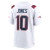 CAMISA FUTEBOL AMERICANO NFL NEW ENGLAND PATRIOTS- BRANCA-(10-JONES) en internet
