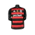 Camisa do Flamengo I, com patrocinador e patch da temporada 25/26, modelo masculino da Adidas.