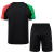 CONJUNTO ARSENAL TREINO CAMISA PRETO/AZUL E SHORT PRETO 23/24 - (cópia) on internet