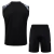 CONJUNTO REAL MADRID TREINO CAMISA SEM MANGA PRETO E SHORT PRETO 23/24 - (cópia) on internet