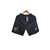 Short preto masculino do Botafogo, modelo da Reebok, com logo do time e da marca.