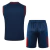 CONJUNTO BARCELONA TREINO CAMISA SEM MANGA AZUL E SHORT AZUL 2024/2025 na internet