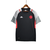 Camisa de treino do Vasco da Gama para torcedores, nas cores preto e branco, com detalhes em vermelho e logo da Kappa.