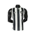 Camisa regata masculina do Botafogo para a temporada 2024/2025, com listras pretas e brancas e escudo do time.