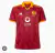 Camisa masculina da AS Roma, quarta edição 24/25, na cor vermelha com detalhes em amarelo.