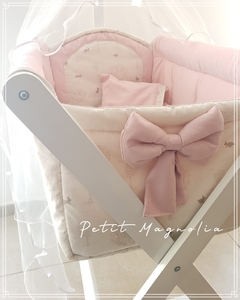 Catre premium completo Rosa con conejitos