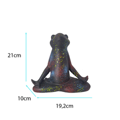 Escultura Sapo Yoga 03711 - comprar online
