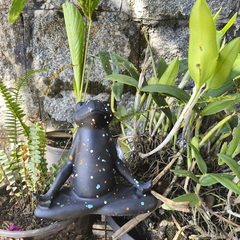 Escultura Sapo Yoga 03711