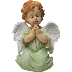 Estátua Decorativa Anjo menino Rezando Grande 28046 - comprar online