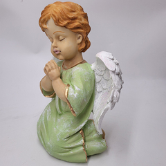 Estátua Decorativa Anjo menino Rezando Grande 28046 - comprar online