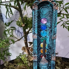 Incensário 7 Chakras Buda Pedras 13522 na internet