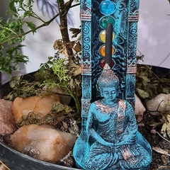 Incensário 7 Chakras Buda Pedras 13522 - Loja Mana Omॐ