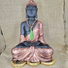 Estátua Buda Hindu Meditando Extra Grande 46cm 05510