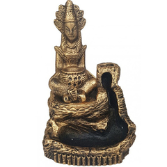 Incensário Cascata Deusa Hindu Cachoeira Porta Incenso Cone E Vareta 13504 - comprar online